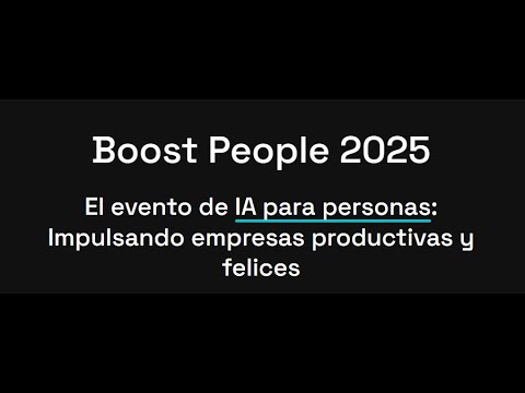 Boost People 2025, presentación de Agent Flock